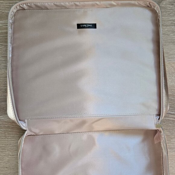 Lancôme Large Cosmetic Make Up Travel Case - Rose Gold - NEW - Picture 14 of 17